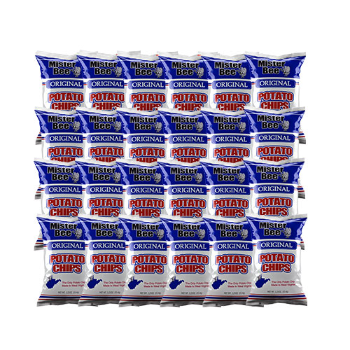 Mister Bee original potato chips: 24 bags