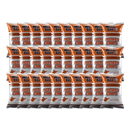 Mister Bee honey barbeque potato chips: 30 bags