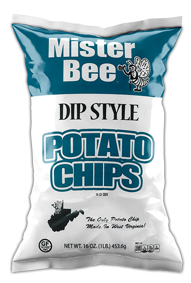 Mister Bee dip style potato chips bag