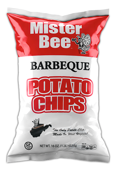 Mister Bee barbeque potato chips bag